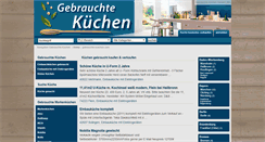 Desktop Screenshot of gebrauchte-kuechen.com